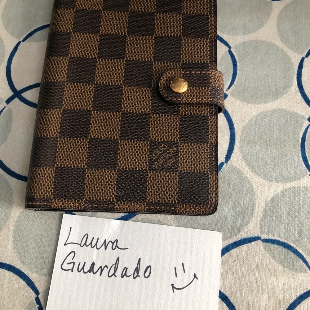 Louis Vuitton PM Agenda in Damier Ebene